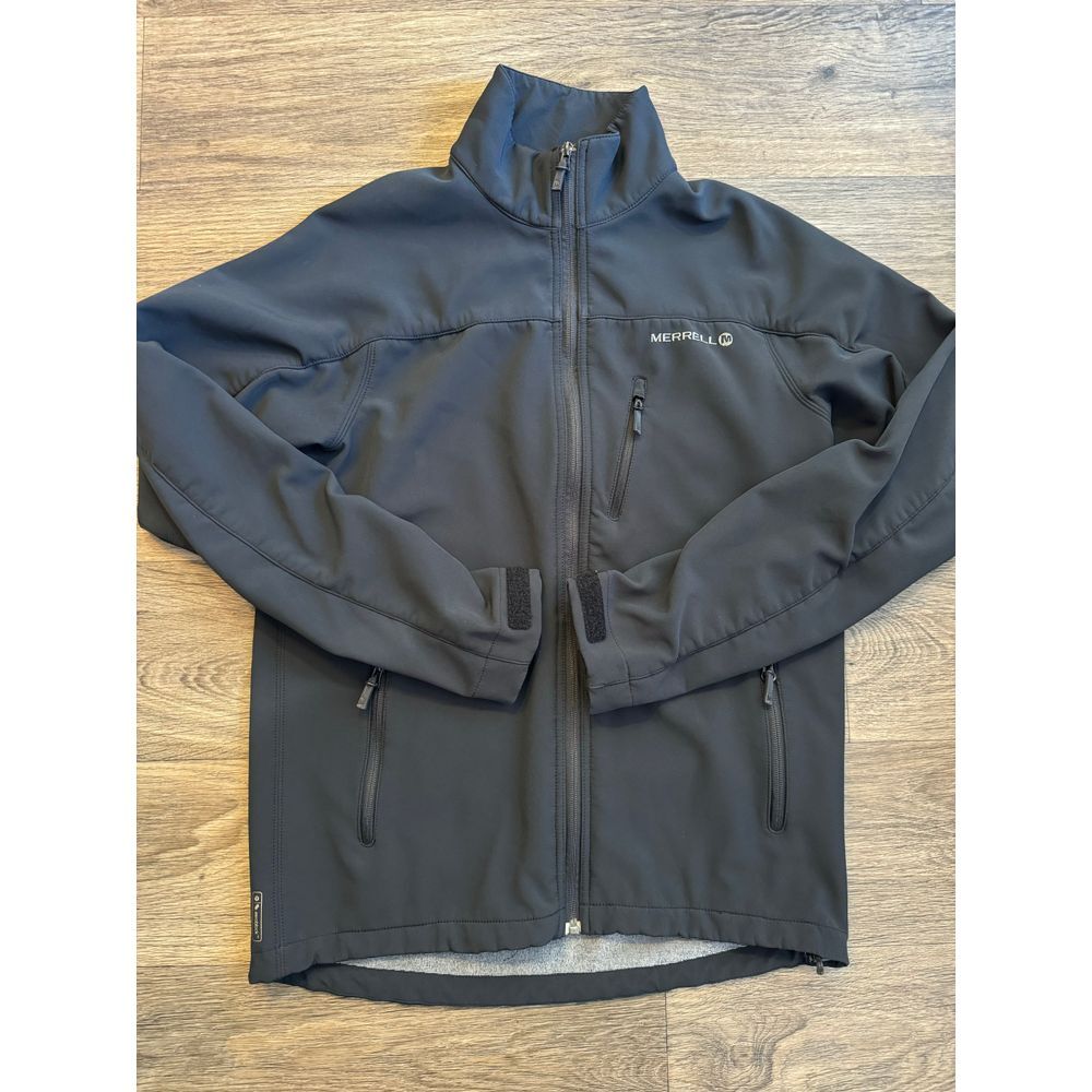 Merrell Men's Aeroblock Black Zip‎ Up Jacket Small